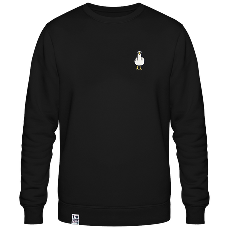 F**k You Möwe - Unisex Sweater | 100% Bio-Baumwolle | Edler Stick