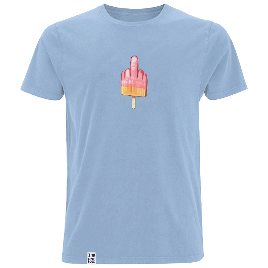 Mittelfinger - Herren Shirt | 100% Bio-Baumwolle