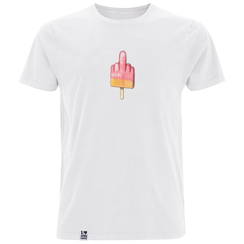 Mittelfinger - Herren Shirt | 100% Bio-Baumwolle