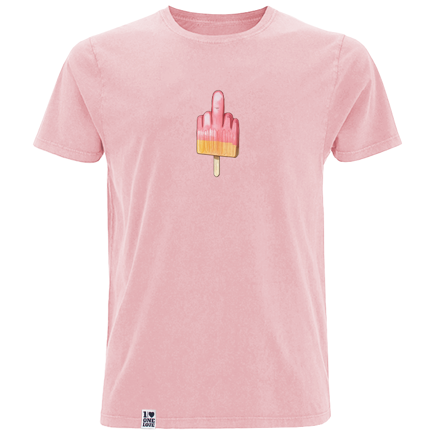 Mittelfinger - Herren Shirt | 100% Bio-Baumwolle