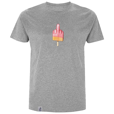 Mittelfinger  - Herren Shirt  | 100% Bio-Baumwolle