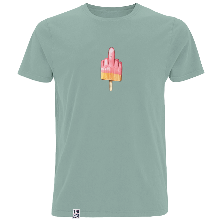 Mittelfinger - Herren Shirt | 100% Bio-Baumwolle