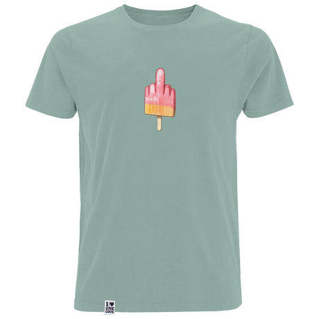 Mittelfinger  - Herren Shirt  | 100% Bio-Baumwolle
