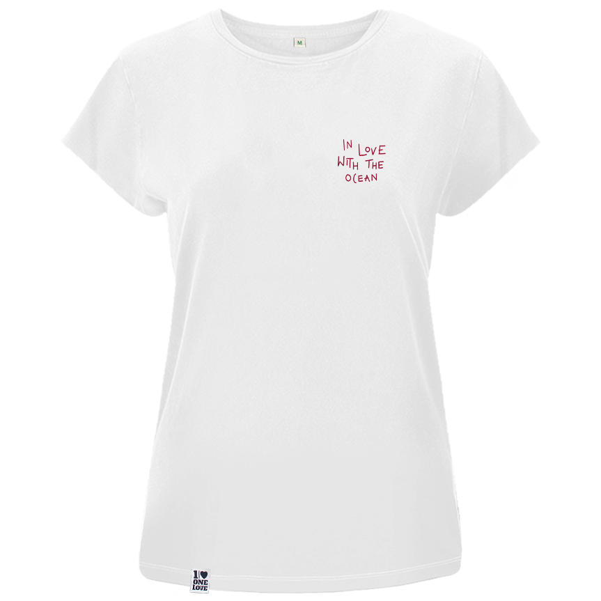 Ocean -  Damen Shirt | 100% Bio-Baumwolle | Edler Stick