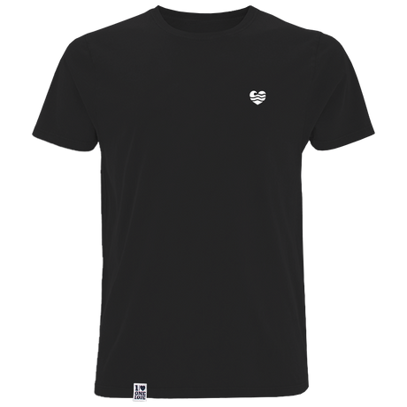 Wellenherz – HerrenShirt | 100% Bio-Baumwolle | Edler Stick