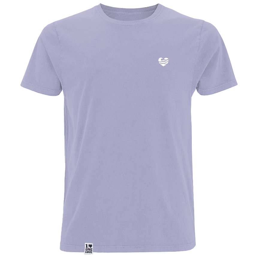 Wellenherz – HerrenShirt | 100% Bio-Baumwolle | Edler Stick