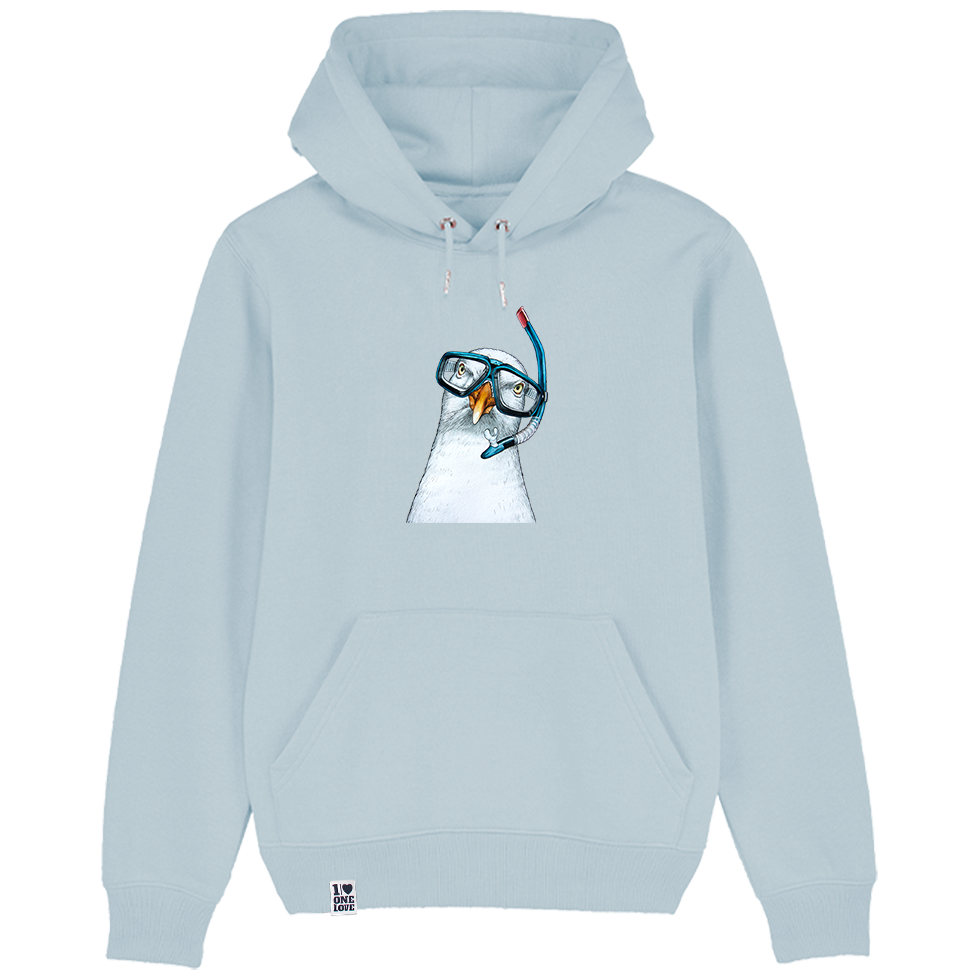 Haubentaucher – Unisex Hoodie | 100% Bio-Baumwolle