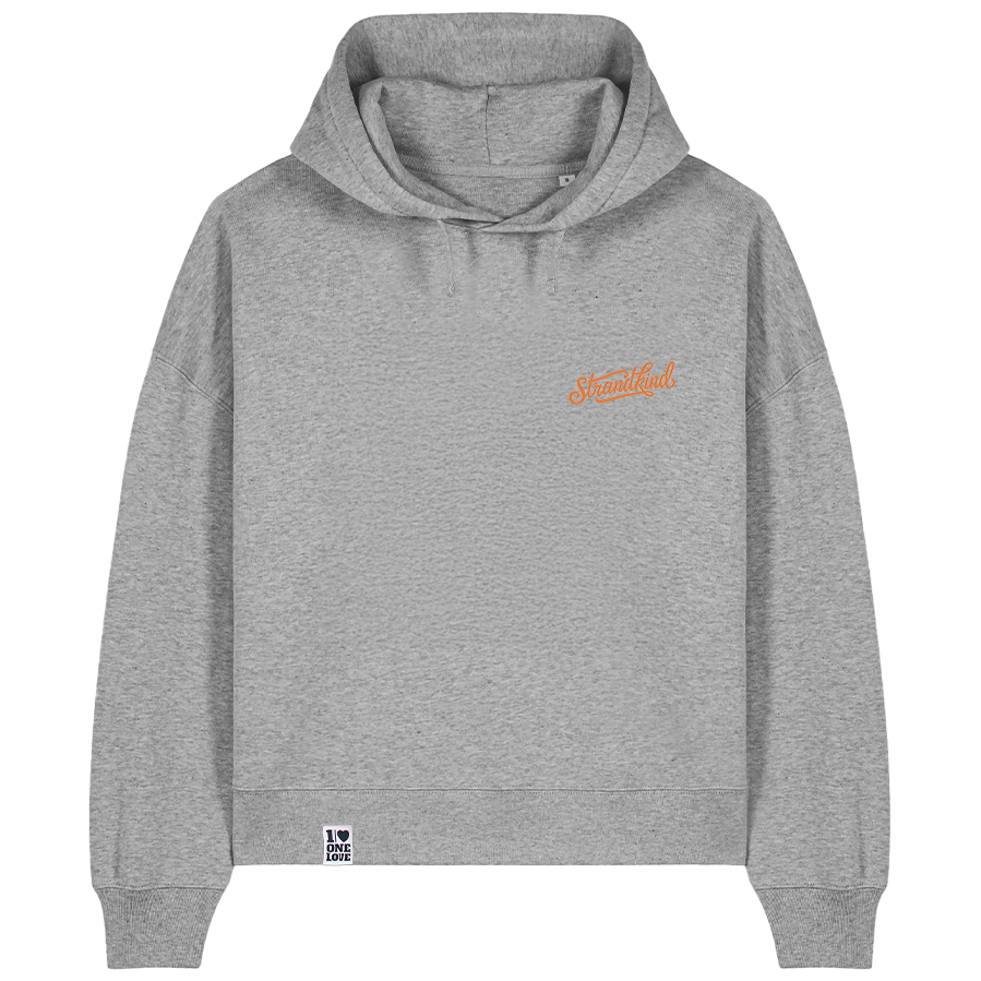Strandkind Damen Hoodie Premium Bio-Baumwolle | Backprint