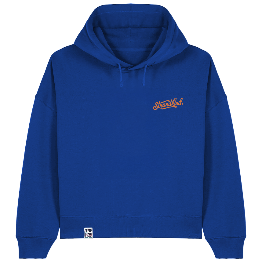 Strandkind Damen Hoodie Premium Bio-Baumwolle | Backprint