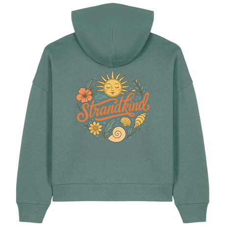 Strandkind  Damen Hoodie Premium Bio-Baumwolle | Backprint