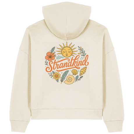 Strandkind  Damen Hoodie Premium Bio-Baumwolle | Backprint