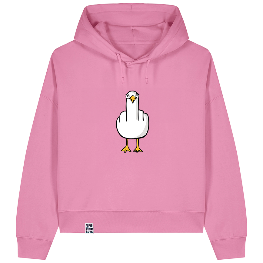 F**k You Möwe - Damen Hoodie | Bio-Baumwolle