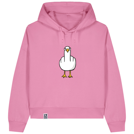 F**k You Möwe - Damen Hoodie | Bio-Baumwolle