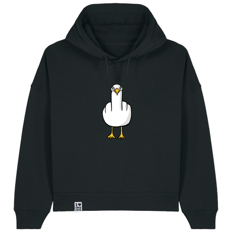 F**k You Möwe - Damen Hoodie | Bio-Baumwolle