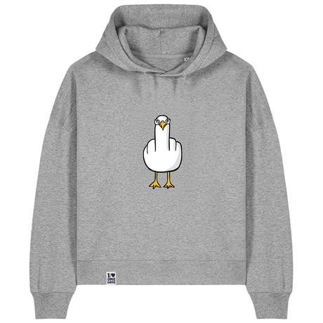 F**k You Möwe - Damen Hoodie | Bio-Baumwolle