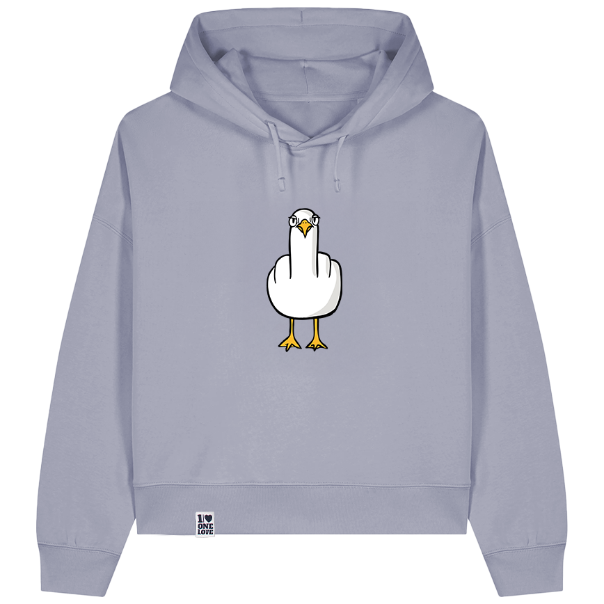 F**k You Möwe - Damen Hoodie | Bio-Baumwolle