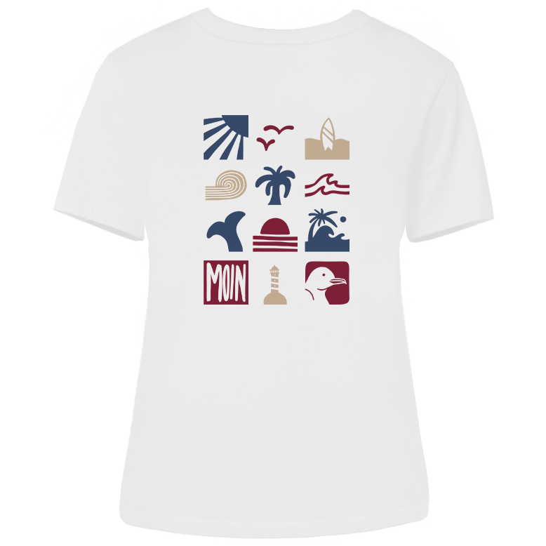 Meerzeit für Dich – Damen Shirt | 100% Bio-Baumwolle | Backprint