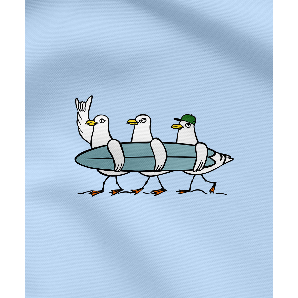 Surfermöwen - Damen Shirt | 100% Bio-Baumwolle