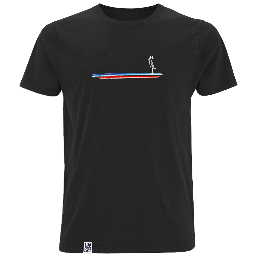 Blau Weiss Rot Piepmatz - Herren Shirt | 100% Bio-Baumwolle