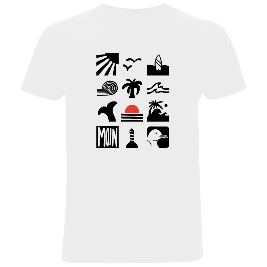 Meer in Sicht - Herren Shirt | 100% Bio-Baumwolle | Backprint