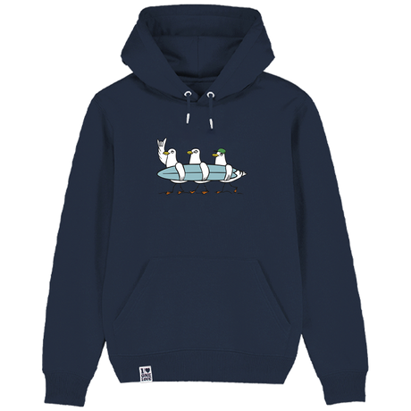 Surfermöwen – Unisex Hoodie | 100% Bio-Baumwolle