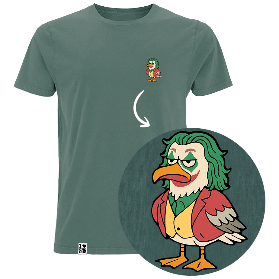 Joker Möwe - Herren Shirt | 100% Bio-Baumwolle