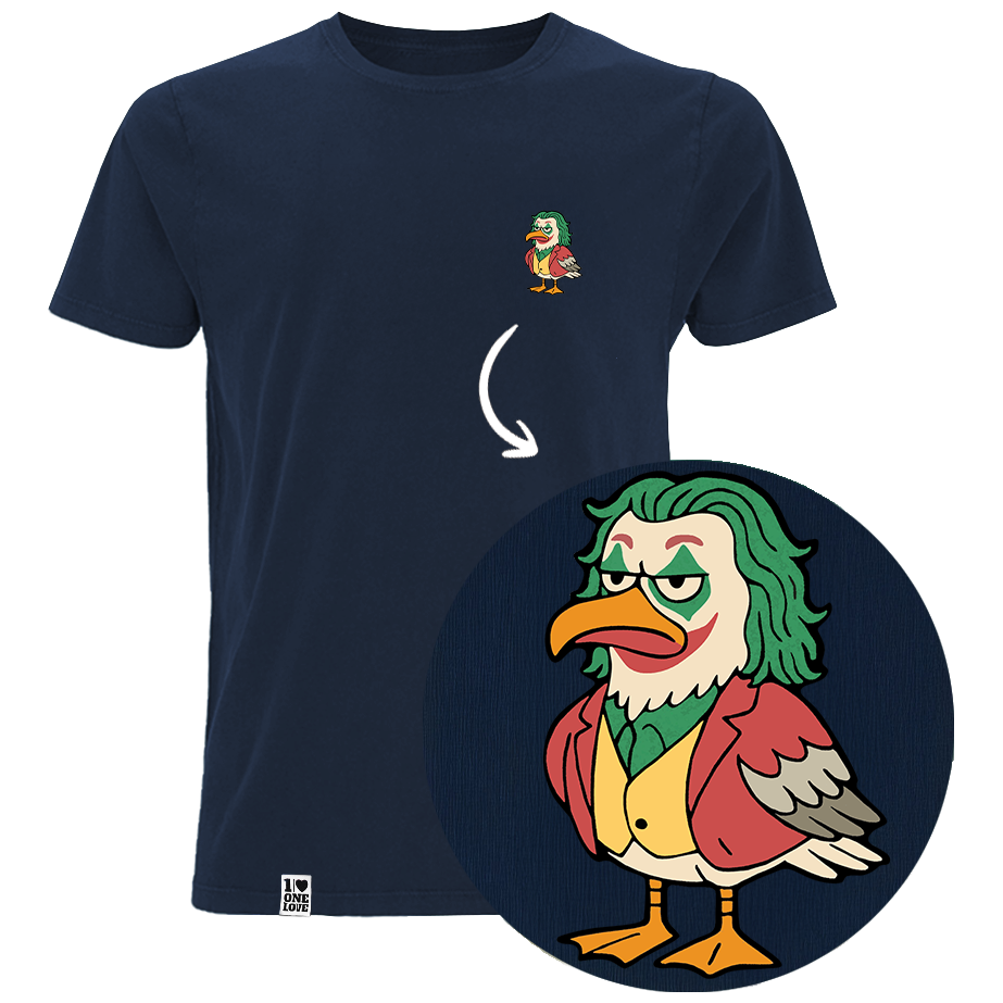 Joker Möwe - Herren Shirt | 100% Bio-Baumwolle