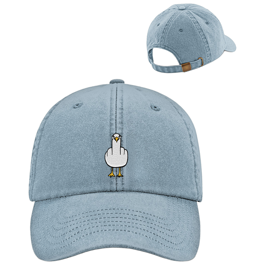 F**k You Möwe - Vintage Cap mit Stick