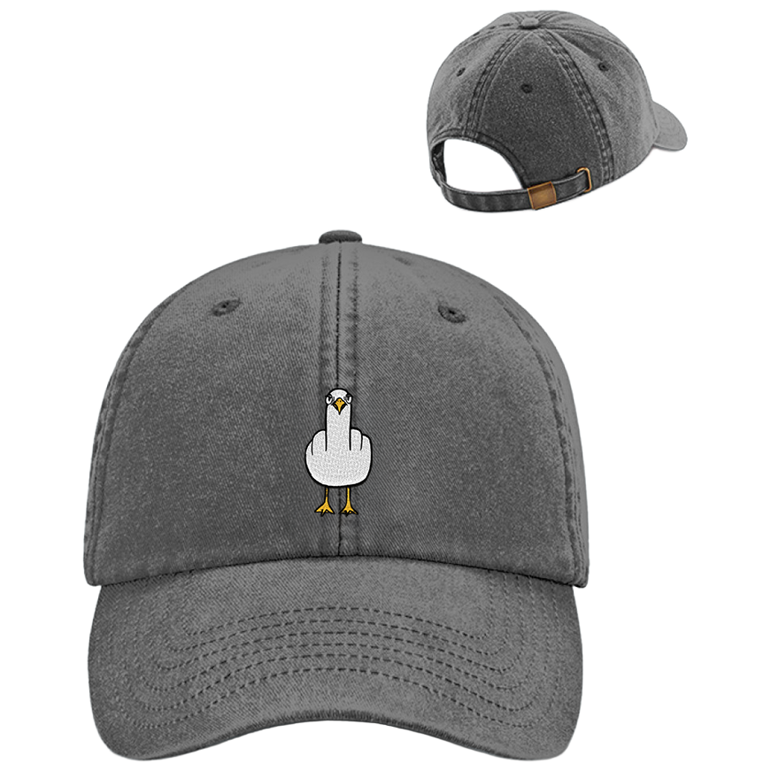F**k You Möwe - Vintage Cap mit Stick