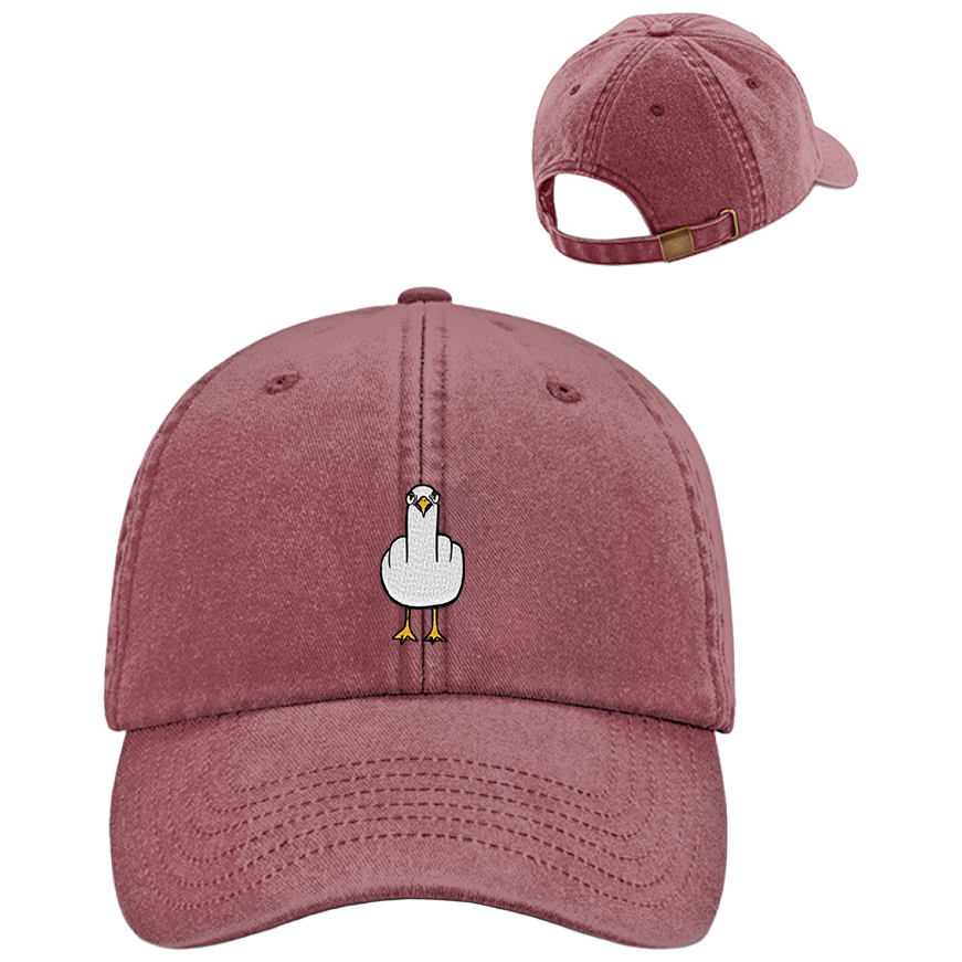 F**k You Möwe - Vintage Cap mit Stick