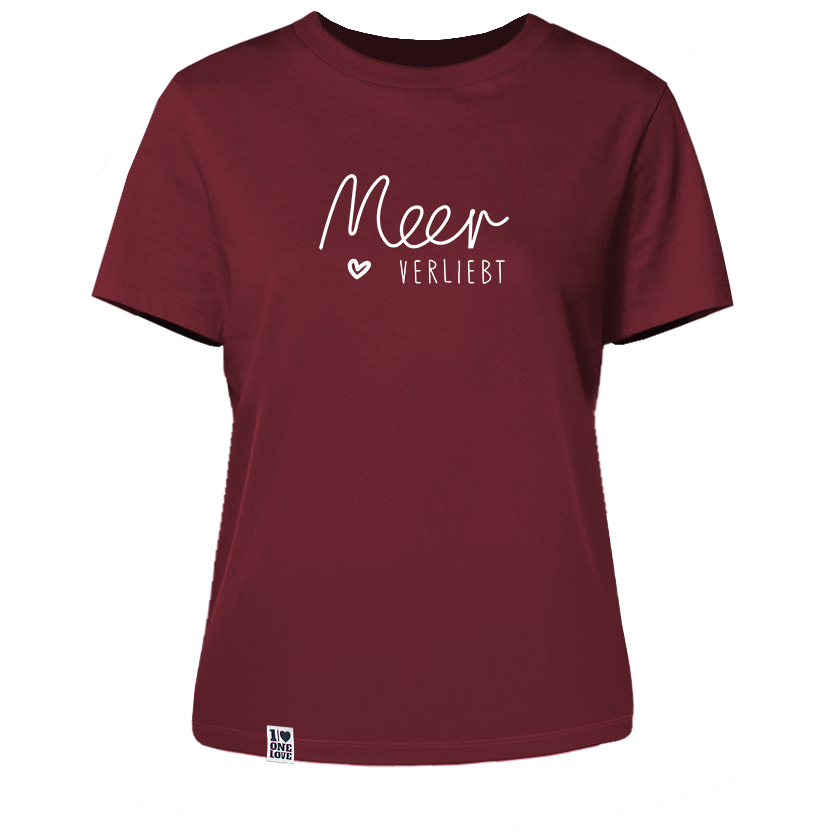 Meerverliebt - Damen Shirt | 100% Bio-Baumwolle