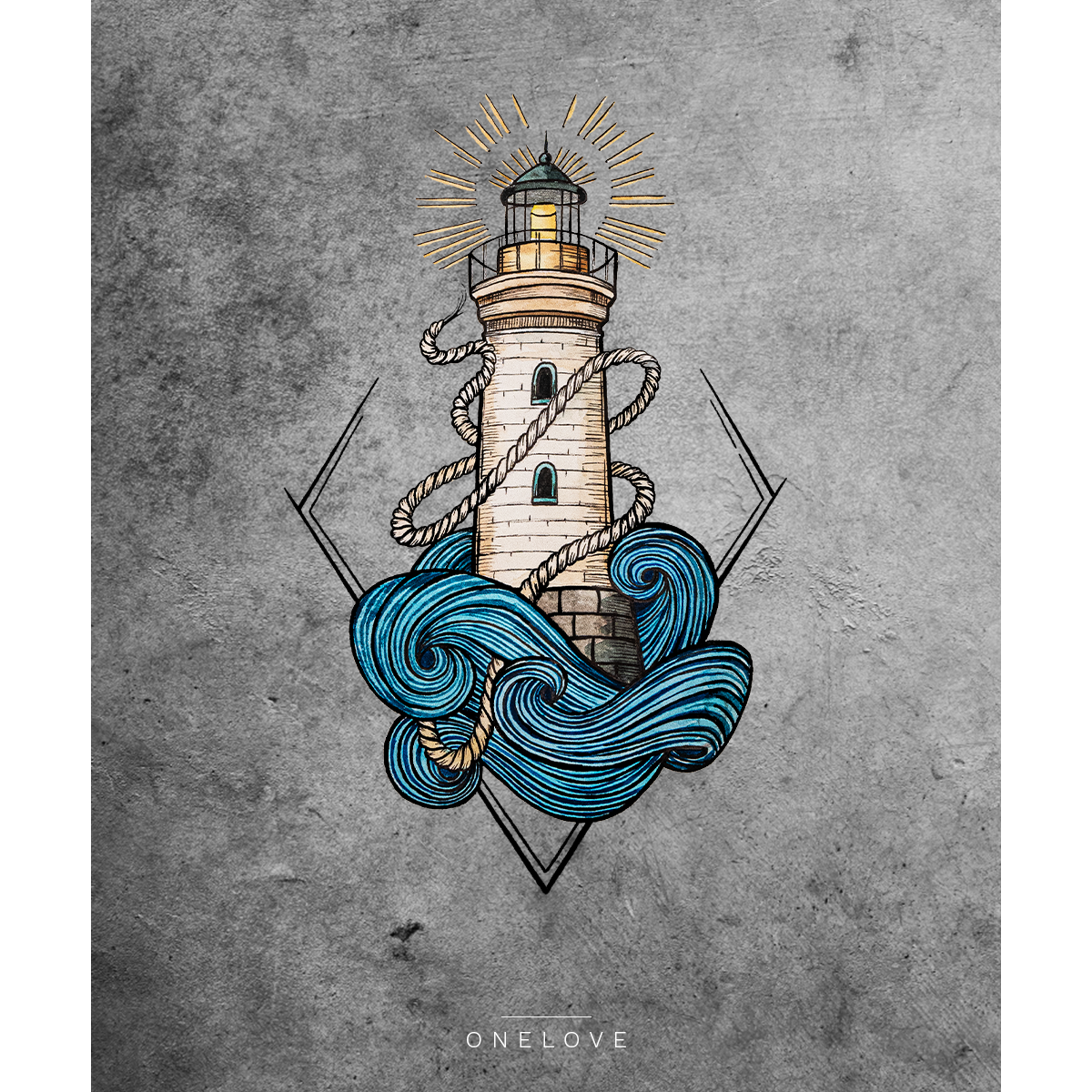 Leuchtturm - Herren Shirt | 100% Bio-Baumwolle