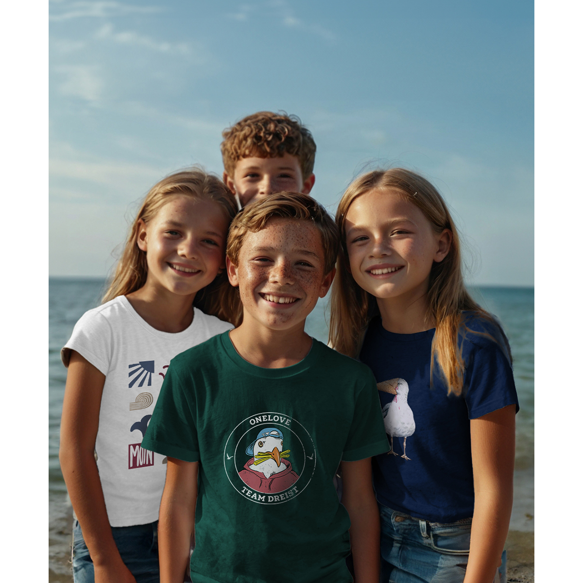 „Meerzeit“ KIDS-Shirt aus Bio-Baumwolle