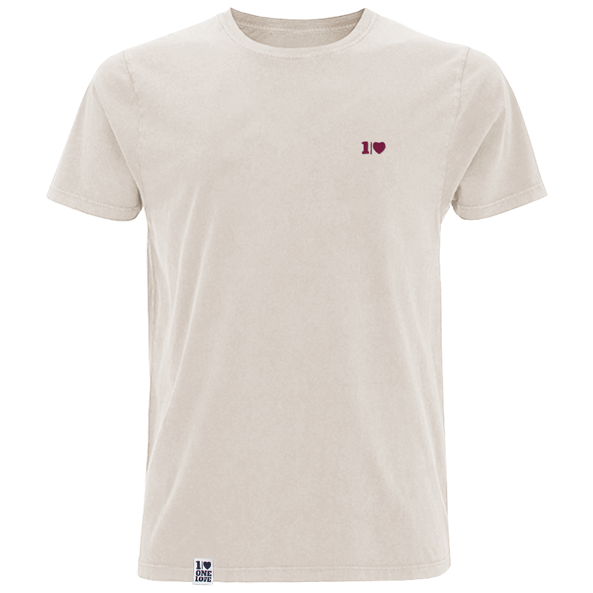 ONELOVE -  Herren Shirt | 100% Bio-Baumwolle | Edler Stick