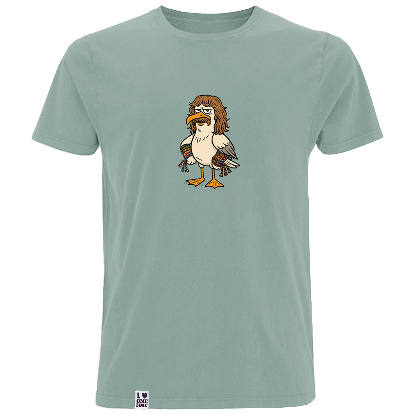 Möwe Wolle  - Herren Shirt | 100% Bio-Baumwolle