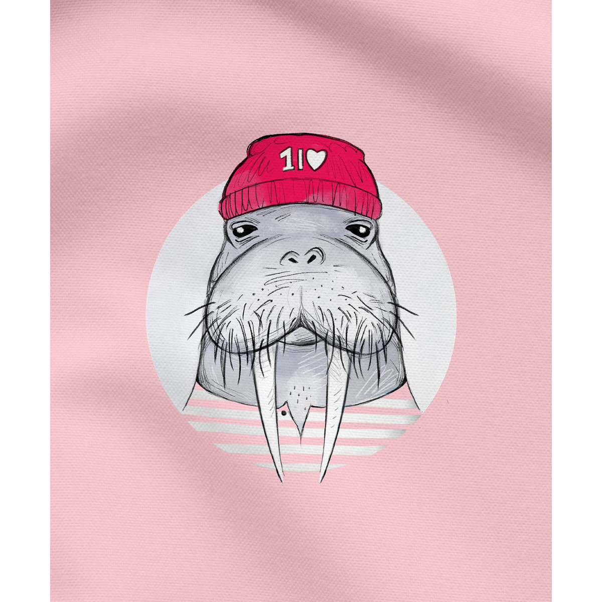 Walrosstraum – Kids Shirt in Rosa