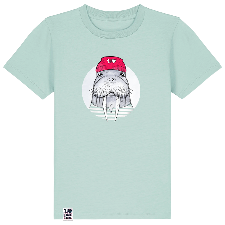 Walrosstraum – Kids Shirt in Rosa