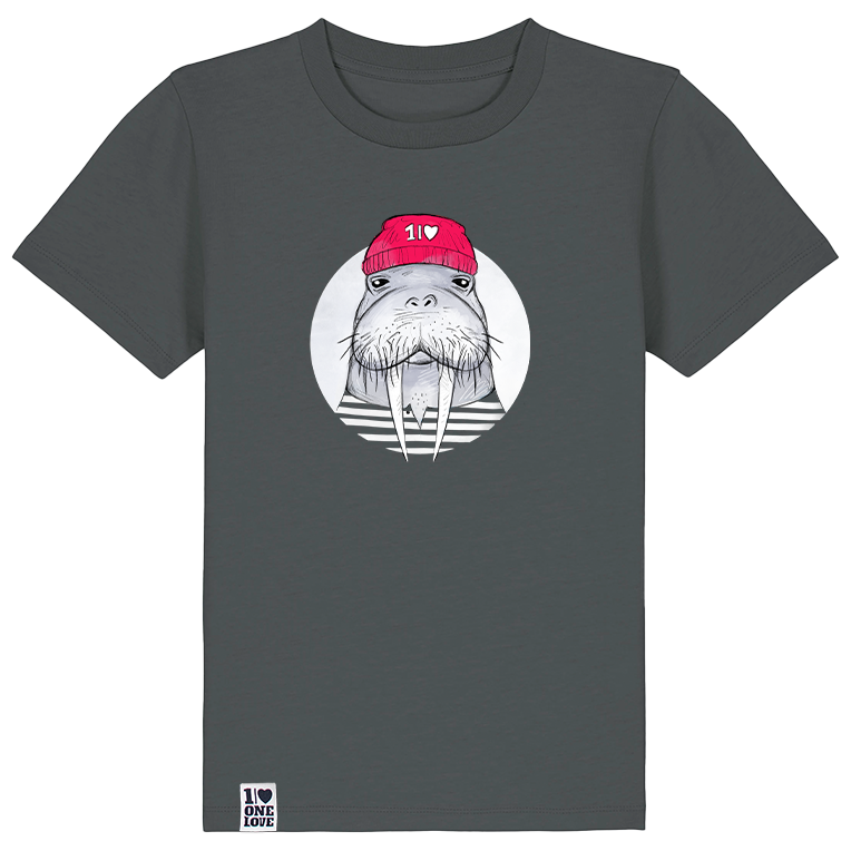 Walrosstraum – Kids Shirt in Rosa