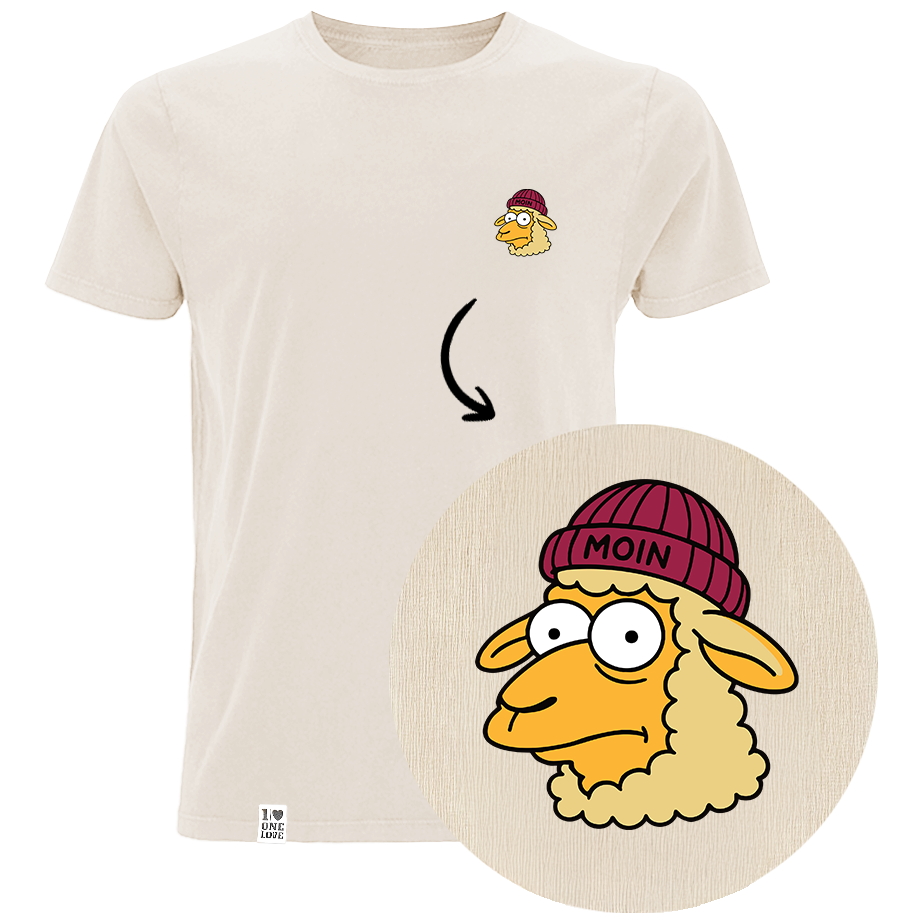 Moin Schaf - Herren Shirt | 100% Bio-Baumwolle