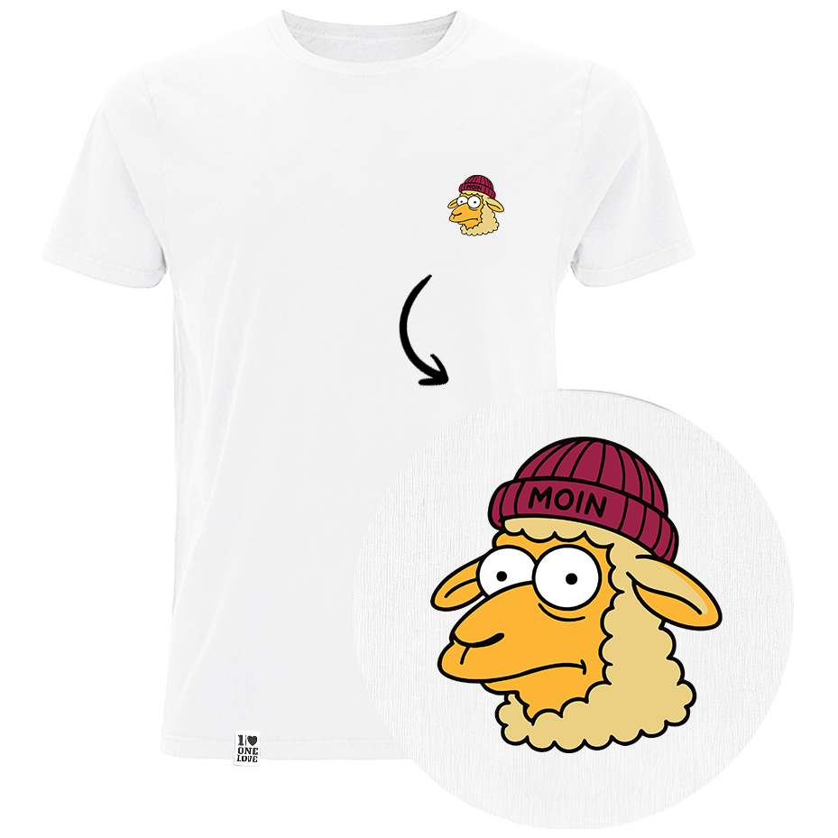 Moin Schaf - Herren Shirt | 100% Bio-Baumwolle