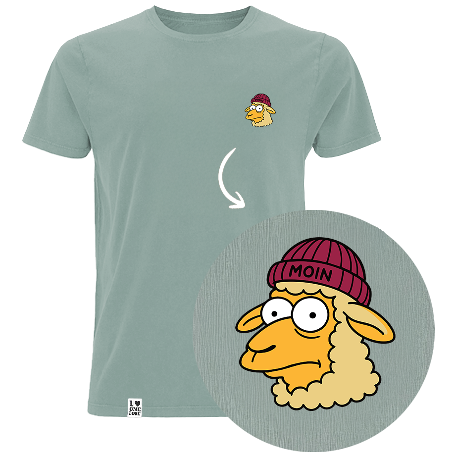 Moin Schaf - Herren Shirt | 100% Bio-Baumwolle