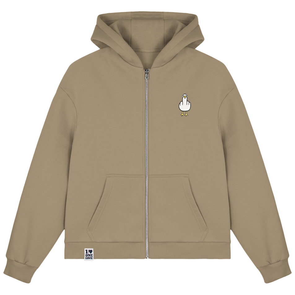 F**k You Möwe Stick - Unisex Sweatjacke