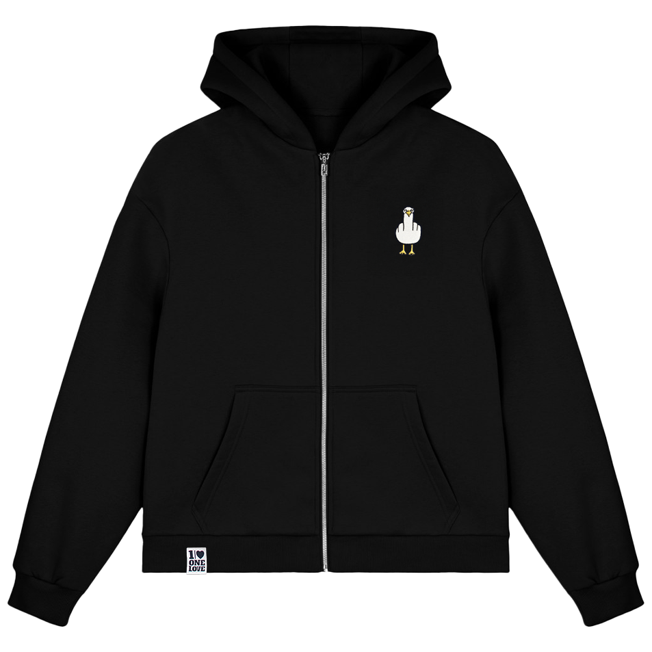 F**k You Möwe Stick - Unisex Sweatjacke