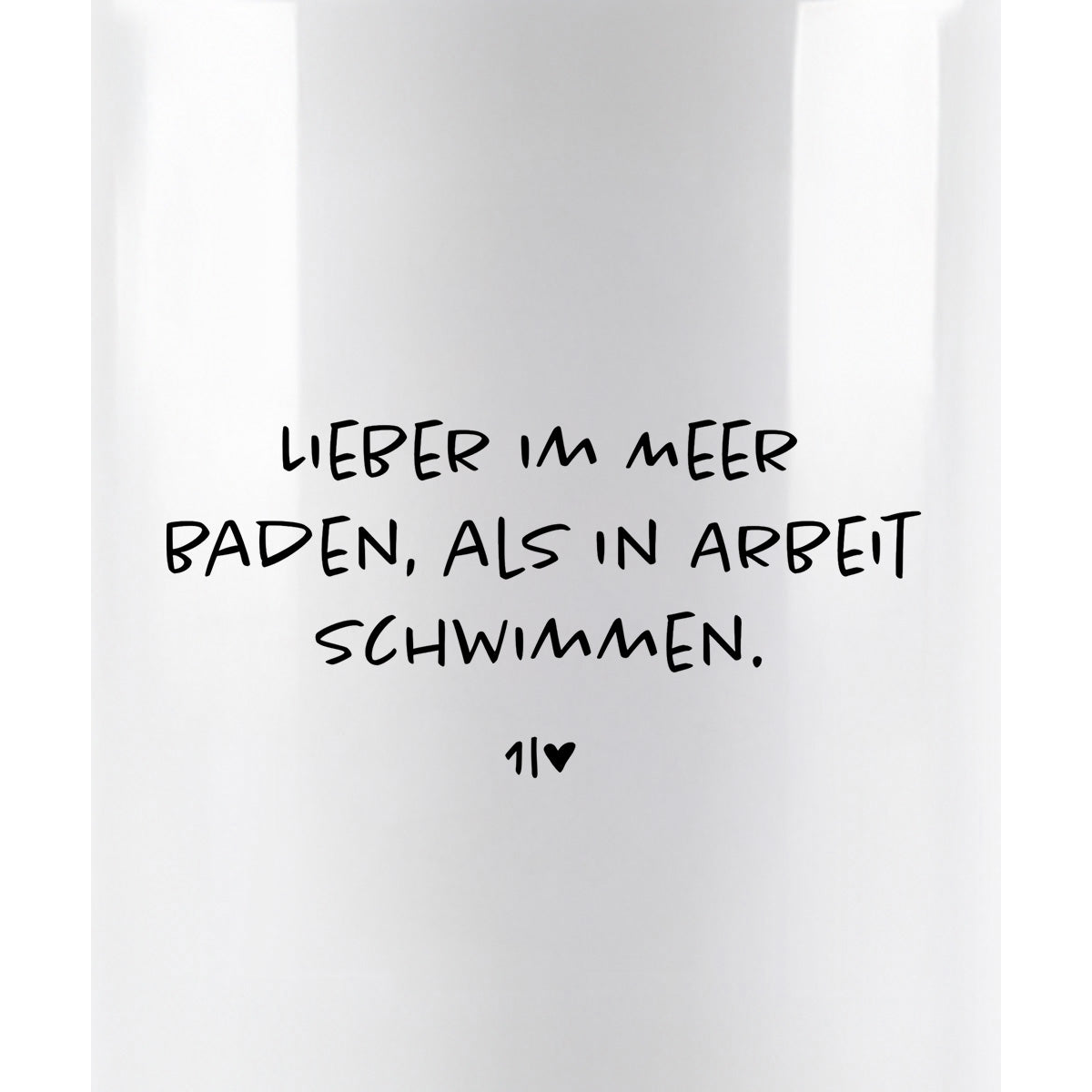 Möwe Wolle  Keramik Tasse