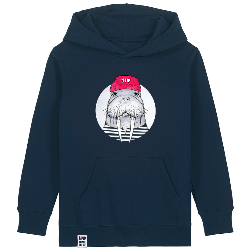 Walross-Wärme – Kinder Hoodie