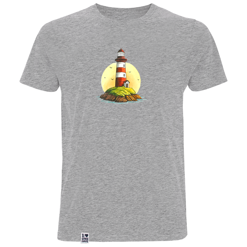Leuchtturm & Meer - Herren Shirt | 100% Bio-Baumwolle