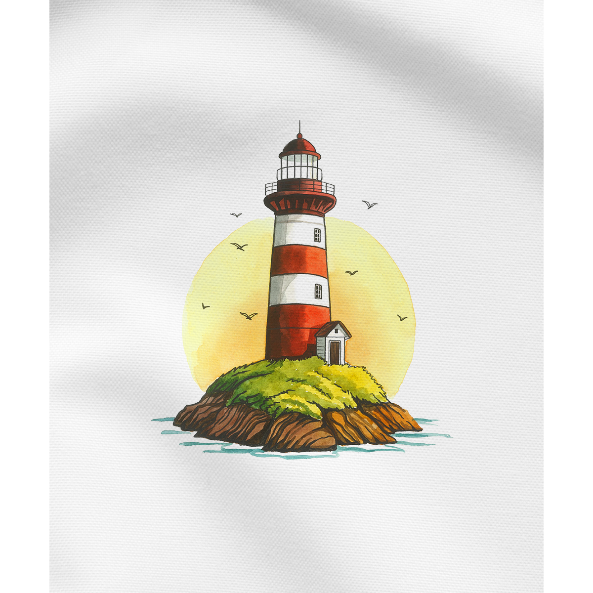 Leuchtturm & Meer - Damen Shirt | 100% Bio-Baumwolle