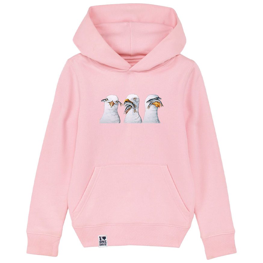 Seemöwen-Zauber – Kids Hoodie für Meerfreunde