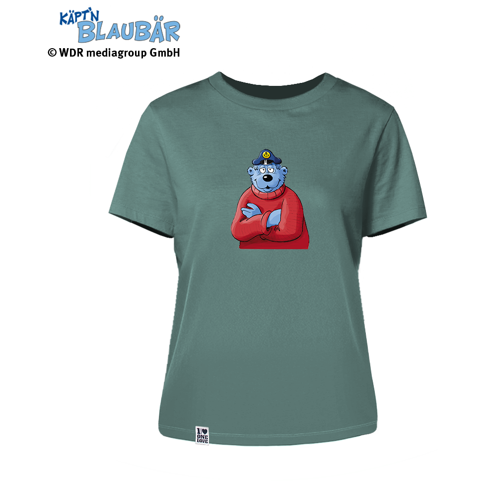 Käpt'n Blaubär  - Damen Shirt | 100% Bio-Baumwolle