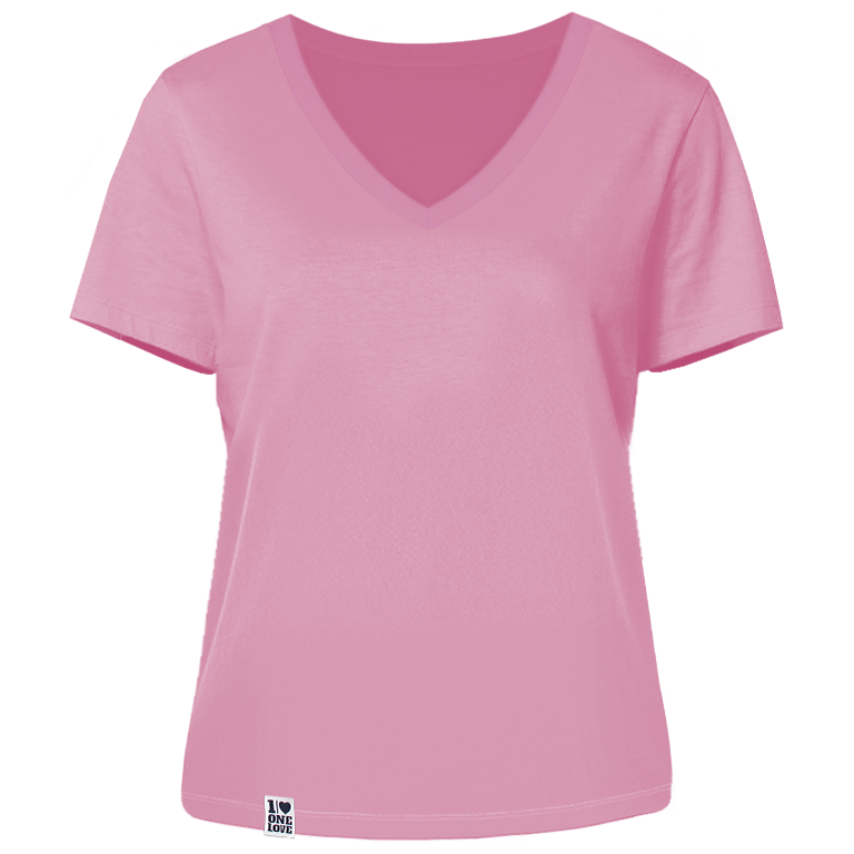 Yoga Möwen – Damen Shirt | V-Ausschnitt | Backprint